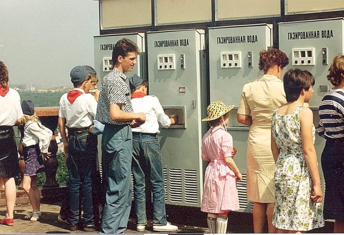 Автоматы с газировкой в СССР